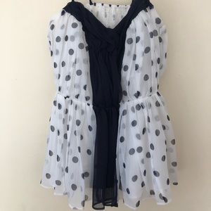 Girls From Savoy Anthropologie Polka Dot Top